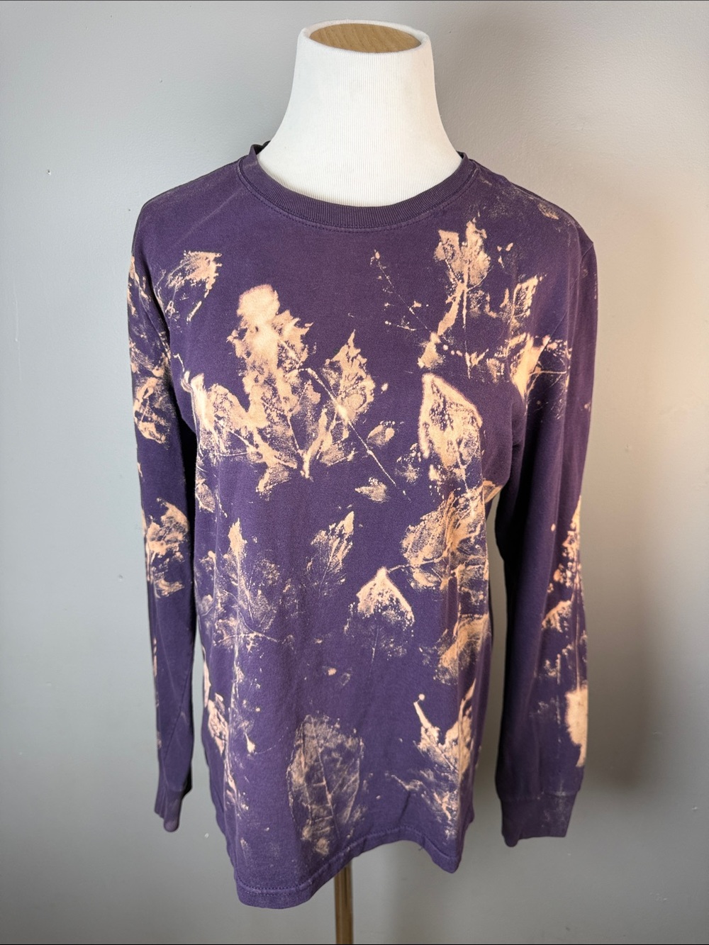 Women’s Purple Tie-Dye Long Sleeve Shirt